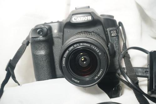 Canon 40 D + Canon 18-55 IS + GRIPP en 2 batterijen + kaart, Audio, Tv en Foto, Fotocamera's Digitaal, Gebruikt, Spiegelreflex