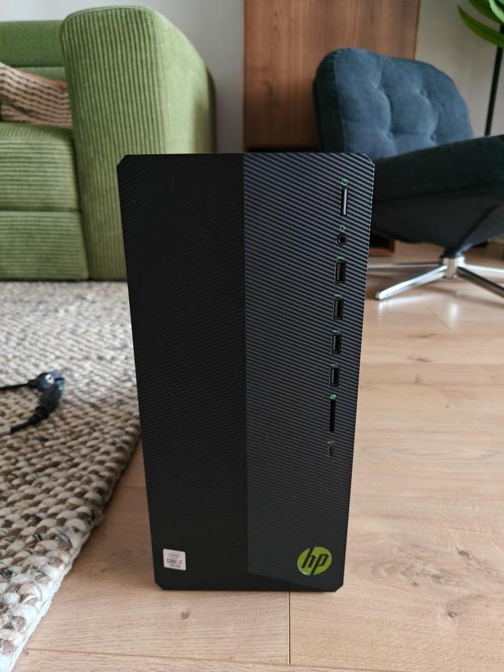 HP Pavilion Gaming TG01-1470nd, Computers en Software, Desktop Pc's, Gebruikt, 2 tot 3 Ghz, HDD, SSD, 16 GB, Met videokaart, Gaming
