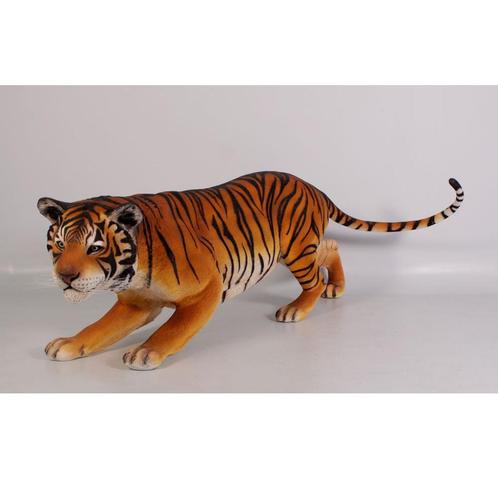 Tigre du Bengale — Statue de tigre du Bengale Longueur 229 c, Collections, Collections Animaux, Neuf, Enlèvement ou Envoi