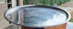 Inox serveerschaal rond, Overige materialen, Ophalen of Verzenden, Overige stijlen, Schaal of Schalen
