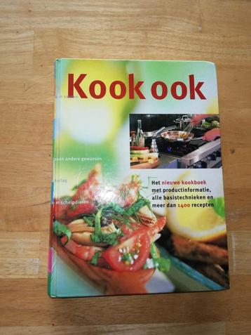 Kook ook, het nieuwe kookboek een must, 10 euro!