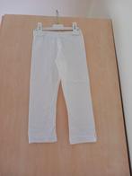 Witte capri broek/driekwart legging maat 128, als nieuw, Ophalen of Verzenden, Zo goed als nieuw, Meisje, Broek