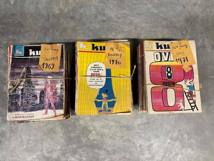 Kuifje weekblad volledige jaren 1969/70/71, Verzamelen, Tijdschriften, Kranten en Knipsels, Tijdschrift, 1960 tot 1980, Ophalen