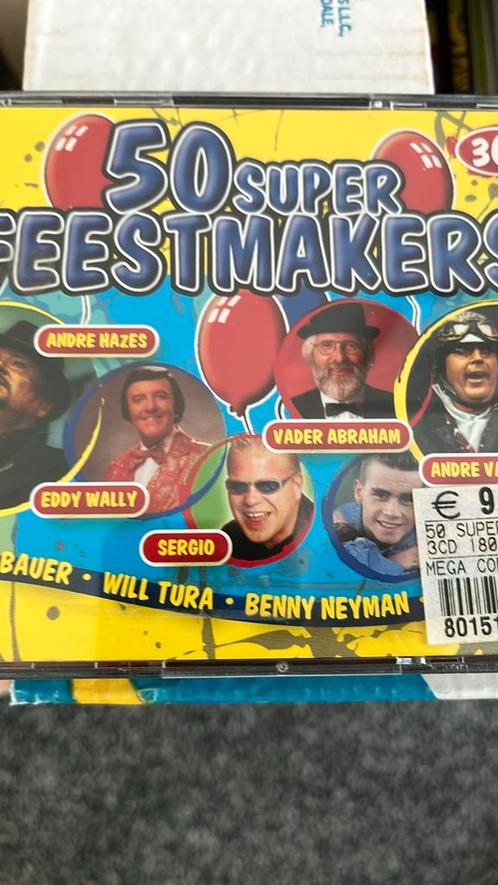 50 Super Feestmakers (3CD), Cd's en Dvd's, Cd's | Nederlandstalig, Zo goed als nieuw, Ophalen