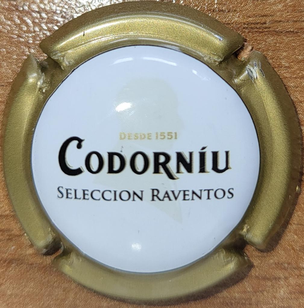 Capsule Cava d'Espagne CODORNIU blanc & kaki nr.20, Verzamelen, Wijnen, Nieuw, Overige typen, Spanje, Ophalen of Verzenden