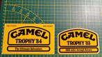 Lot 2x stickers Camel 1984 - 1985 Borneo, Ophalen of Verzenden