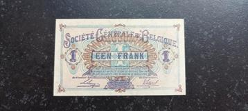 1 franc Société Générale 1917 superbe qualité !