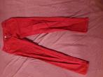 Rode broek, Kleding | Dames, Broeken en Pantalons, Ophalen, Zo goed als nieuw