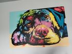 canvas hond 120x80cm, Enlèvement