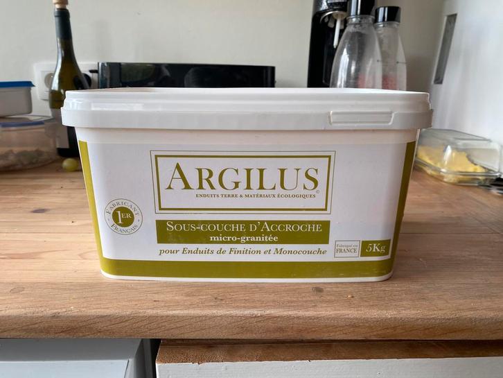 Sous-couche argile, Bricolage & Construction, Matériel de peinture, Comme neuf, Autres types, Enlèvement