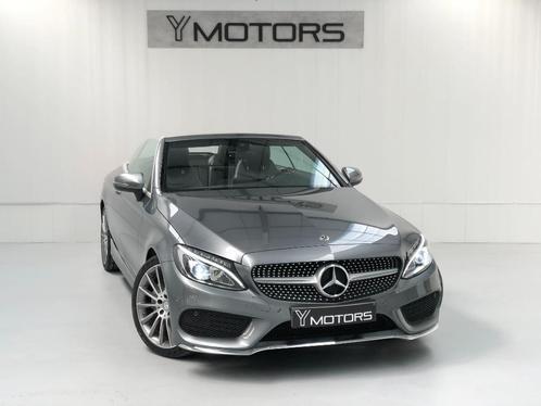 MERCEDES C 220 d 9G-TRONIC CABRIO PACK-AMG AIRSCARF GARANTIE, Auto's, Mercedes-Benz, Bedrijf, Te koop, C-Klasse, ABS, Achteruitrijcamera
