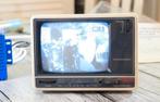 zwart-witte vintage tv uit het scherm van de jaren 70, Ophalen
