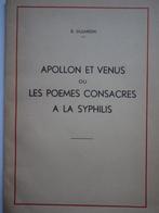 poésie 'Apollon et Venus ou poèmes consacrés à la syphilis' , Enlèvement ou Envoi