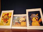 Ensemble 3 tirages d'art Pokemon Van Gogh Pikachu, Ronflex,, Hobby & Loisirs créatifs, Jeux de cartes à collectionner | Pokémon