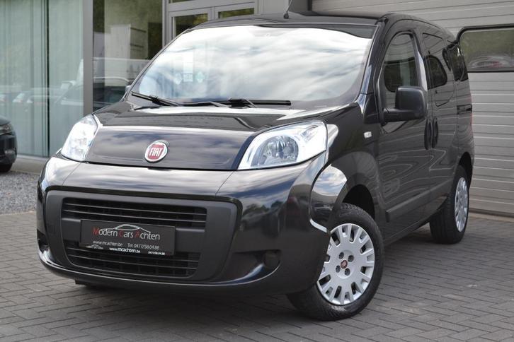 Fiat Qubo 1.4 Benzine * 37d km * 5 zit * Schuifdeuren, Auto's, Fiat, Bedrijf, Te koop, Qubo, Airconditioning, Elektrische ramen