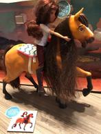 Groot, bruin paard SPIRIT, met ruiter LUCKY, Kinderen en Baby's, Speelgoed | Educatief en Creatief, Met geluid, Ophalen of Verzenden