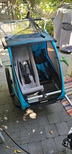 Thule fietskar voor 2 kindjes met babyzit, Ophalen, Zo goed als nieuw