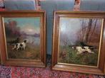 2 zeer mooie schilderijen van jachthonden, Ophalen