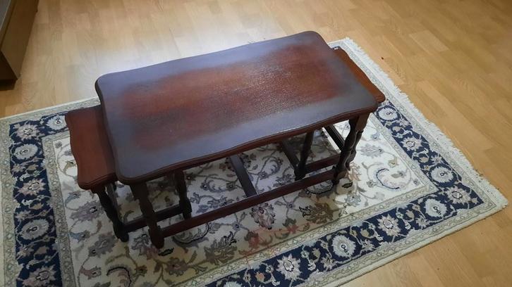 3 Tables de salon H48 L81 P45cm, Maison & Meubles, Tables | Tables de salon, Enlèvement