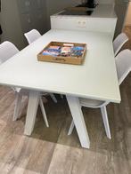 tafel en stoelen, Huis en Inrichting, Ophalen, 100 tot 150 cm, Modern scandinavisch, 50 tot 100 cm