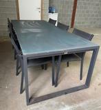 aluminium tuinset 6 personen, Tuin en Terras, Tuinsets en Loungesets, 6 zitplaatsen, Aluminium, Ophalen of Verzenden, Zo goed als nieuw
