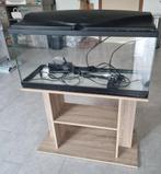 Aquarium 80 Liter met kast - filter -verwarming-verlichting, Dieren en Toebehoren, Vissen | Aquaria en Toebehoren, Ophalen