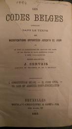 Les codes belges (constitution, code civil, lois et arrêtés), Livres, Politique & Société, Enlèvement