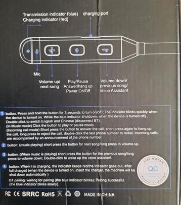 Motorhelm oortjes (bluetooth) beschikbaar voor biedingen