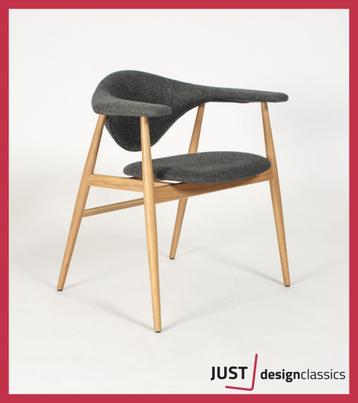 Gubi Masculo Dining Chair (voorraad:4), Maison & Meubles, Chaises, Enlèvement, Comme neuf, Gris, Tissus