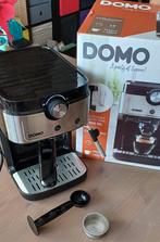 18) machine espresso Domo, Comme neuf, 4 à 10 tasses, Café moulu, Machine à espresso