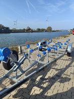 BOOTTRAILER dubbelas 2,7 ton als nieuw. direct beschikbaar, Ophalen, 1500 tot 3000 kg, 6 tot 9 meter, Zo goed als nieuw