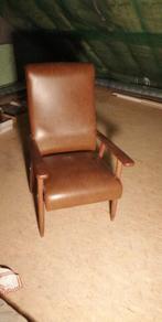Fauteuil Vintage, Maison & Meubles, Fauteuils, Enlèvement, Comme neuf, Cuir