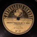 78T Danceries Françaises Du 16e Siècle, Enlèvement ou Envoi, Utilisé, 12 pouces