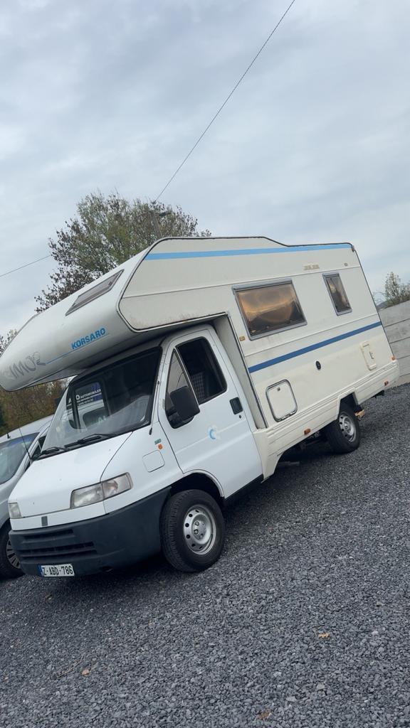 Fiat ducato 2.5 6 persoons douchetoilet, Caravans en Kamperen, Mobilhomes, Particulier, tot en met 6, Fiat, Fiat, Diesel, Handgeschakeld
