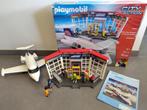 Avion avec aéroport (avec boîte) Playmobil City Action 70114, Ophalen of Verzenden, Zo goed als nieuw, Complete set