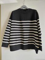 Dikke damespull gestreept zwart/wit maat L/XL, Ophalen of Verzenden, Maat 42/44 (L), Zwart