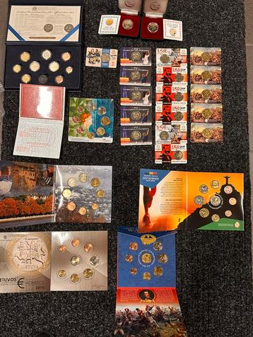2€ munten en sets. beschikbaar voor biedingen