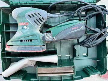 Bosch PSM 160 A - Delta schuurmachine, Doe-het-zelf en Bouw, Ophalen, Gebruikt, Minder dan 600 watt, Vlakschuurmachine