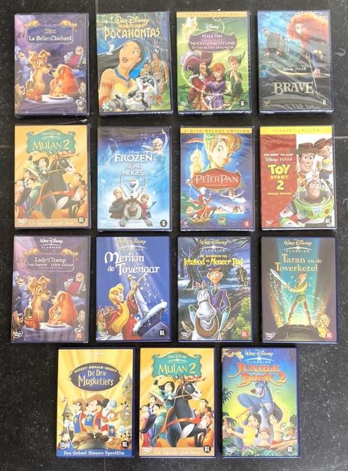 15 x Walt Disney DVD - 9 x in originele sealing, Cd's en Dvd's, Dvd's | Tekenfilms en Animatie, Nieuw in verpakking, Overige soorten