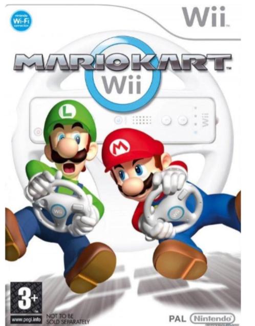 Mario Kart Wii (Nintendo Wii), Games en Spelcomputers, Games | Nintendo Wii, Zo goed als nieuw, Ophalen