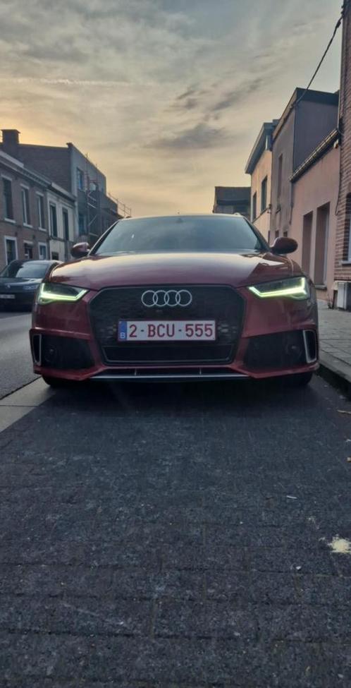 Audi a6 break full option, Auto's, Audi, Particulier, A6, Break, 5 deurs, Automaat, Rood, Zwart, Leder, Voorwielaandrijving, Ophalen