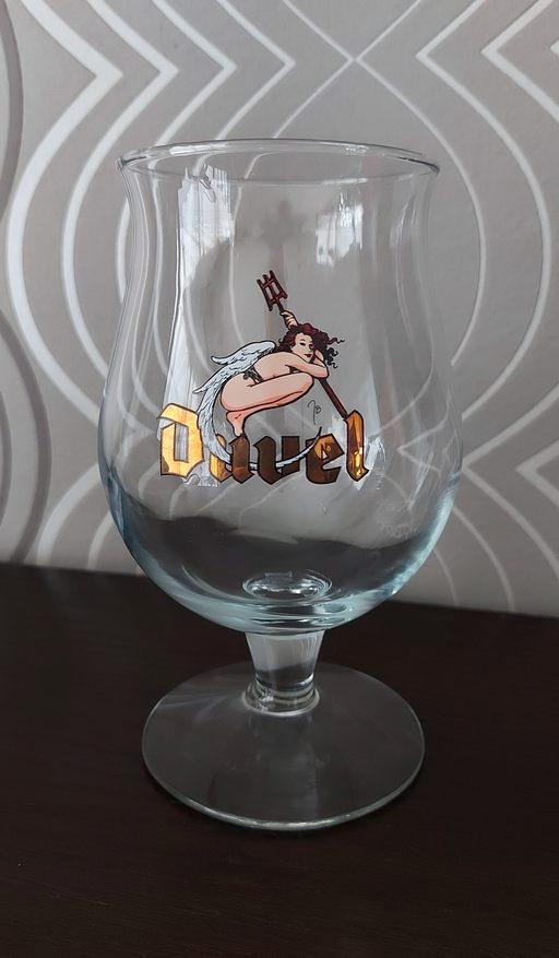 Duvel glas 'Hopduivelin', Collections, Verres & Petits Verres, Verre à bière, Enlèvement ou Envoi