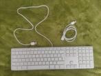 Clavier Apple avec pavé numerique, Computers en Software, Toetsenborden, Ergonomisch, Ophalen of Verzenden, Zo goed als nieuw