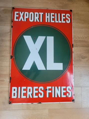 Export Helles XL 1932 geëmailleerde plaat beschikbaar voor biedingen