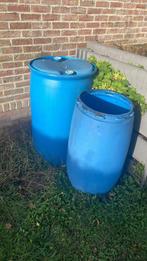 2 pvc vaten, 150 liter of meer, Ophalen, Gebruikt, Kunststof