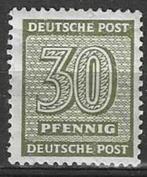 Duitsland West Saxen 1945 - Yvert 16 - 30 Pf. (PF), Verzenden, Postfris