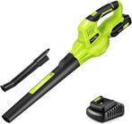 Bladblazer - 20 V draadloos met accu en oplader, elektrische, Tuin en Terras, Bladblazers, Ophalen of Verzenden, Nieuw, Accu, Handgedragen