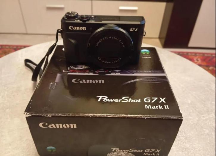 Canon G7X Mark II PowerShot, Audio, Tv en Foto, Fotocamera's Digitaal, Zo goed als nieuw, Compact, Canon, Ophalen of Verzenden