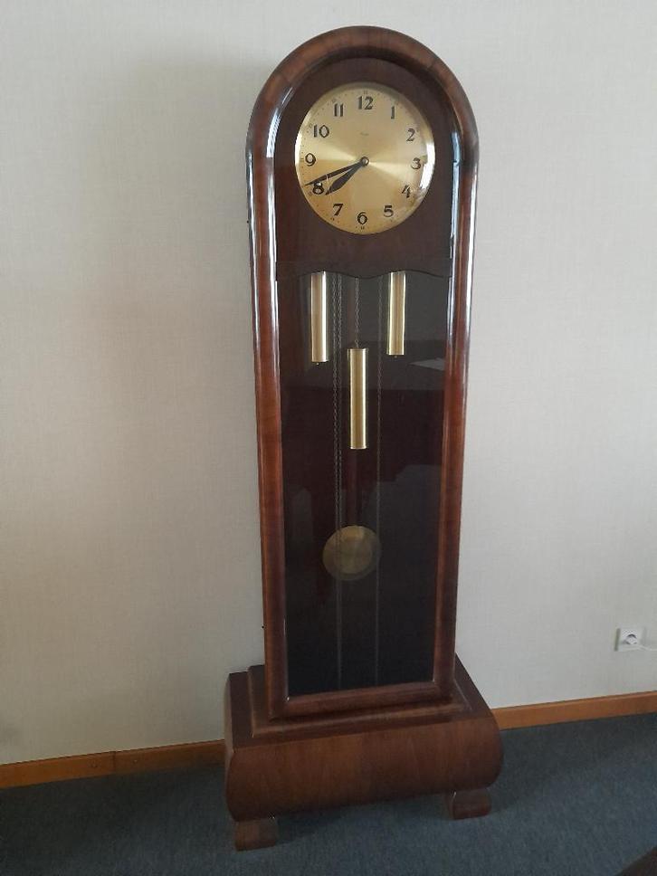 Duitse staande klok met kwartierslag (Kienzle - 1900), Huis en Inrichting, Woonaccessoires | Klokken, Zo goed als nieuw, Staande klok