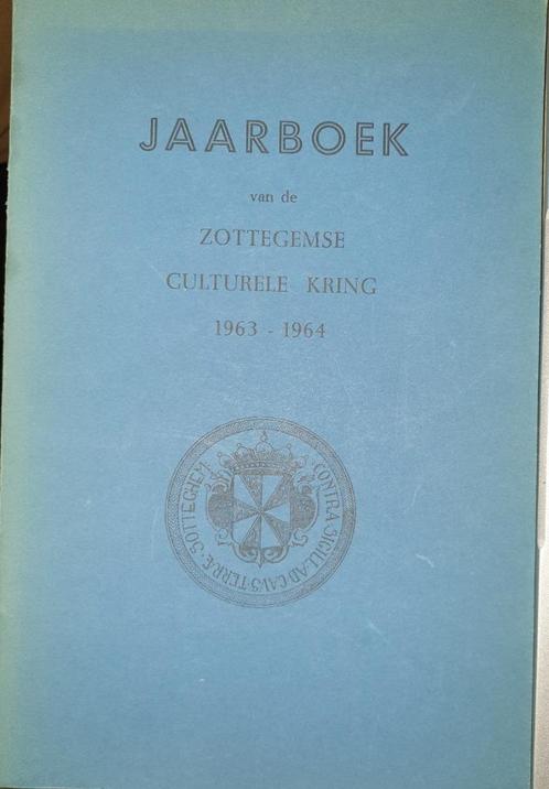 Jaarboek 1963-1964 van de Zottegemse Culturele Kring, Boeken, Geschiedenis | Stad en Regio, Zo goed als nieuw, 20e eeuw of later